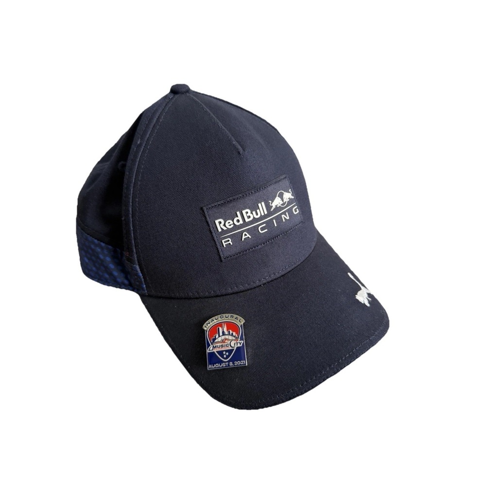 R - Red Bull Racing Night Sky Trucker Cap Men PUMA Formula 1 Hat OSFM